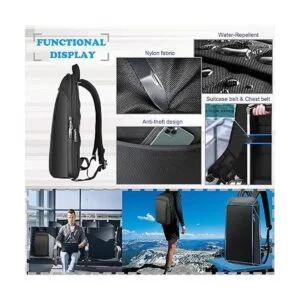 ZINZ Mochila delgada y expandible para laptop de 15 15.6_4