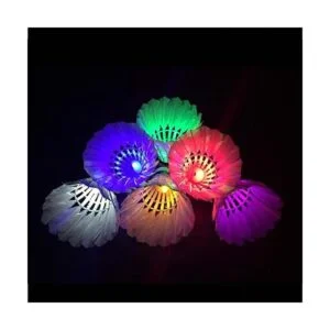 ZHENAN LED Bádminton Volantes Oscuro Night Glow Birdies_3