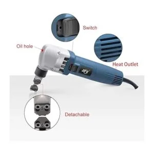 ZFE Nibbler eléctrico de metal de 380 W con rotor de alta