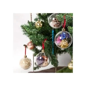 ZHMTang 30 adornos de plástico acrílico transparente de