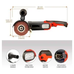 ZFE Máquina pulidora y lustradora de 1200 watts 110