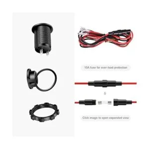 ZHSMS Enchufe para encendedor de cigarrillos de 12 V_2