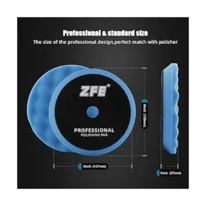 ZFE Almohadillas de pulido para pulir 6 unidades de 5
