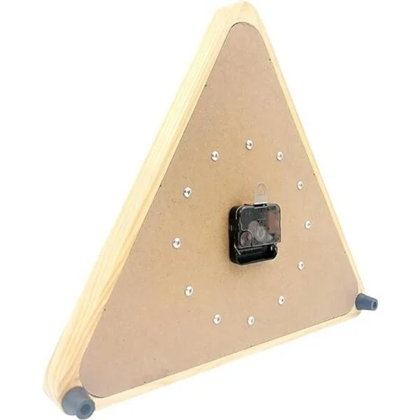 Yuanhe Reloj de pared triangular de billar de 14 pulgadas_4