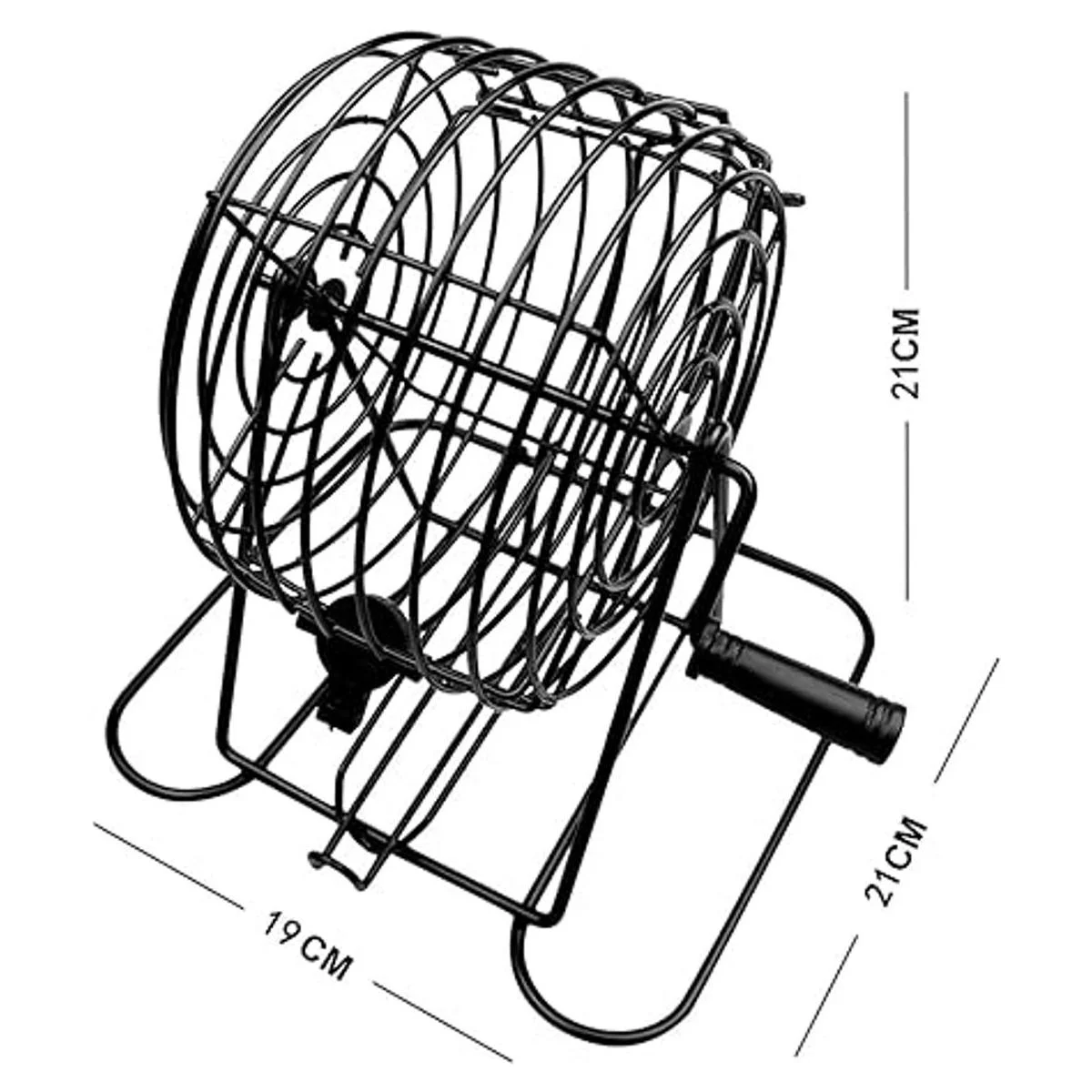 Yuanhe Juego de bingo de lujo incluye jaula de metal 500_3