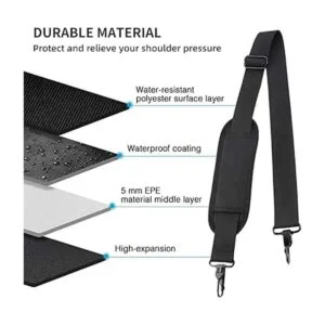 Ytonet Correa de hombro 52 pulgadas ajustable_5