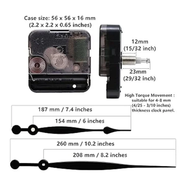 Youngtown 12888 Pieza de repuesto para reloj de pared con