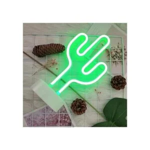 Z luz de neón Verde