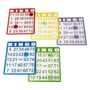 Yuanhe Tarjetas de juego de papel de bingo 100 tarjetas de_6