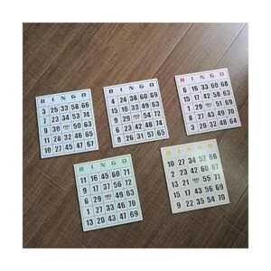 Yuanhe Easy Read Jumbo Tarjetas de juego de papel de_6