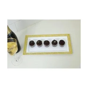 Yumchikel Elegante juego de bandejas y platos de_2