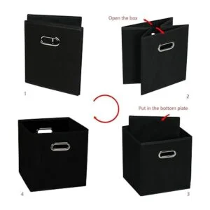 Yunkeeeper cubos de almacenamiento organizador de cubos_5