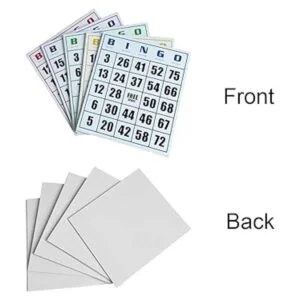 Yuanhe Easy Read Jumbo Tarjetas de juego de papel de_4