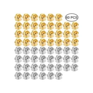 YuCool Paquete de 60 piezas de embrague de mariposa con_2