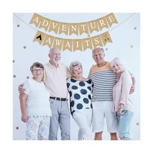 Yute Burlap Adventure Awaits Banner Fiesta de Graduación_6