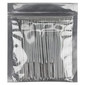 ZCOLOR 50 agujas de ojo grandes Blunt blanco 2.8 in largo