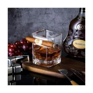 YouYah Juego de 2 vasos de whisky con soporte para_3