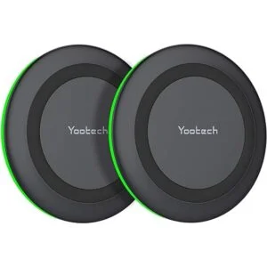 Yootech Paquete de 2 cargadores inalámbricos 10 W máx de_1