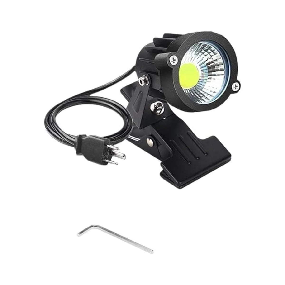 Youngine Lámpara de brazo ajustable con clip de luz LED_1