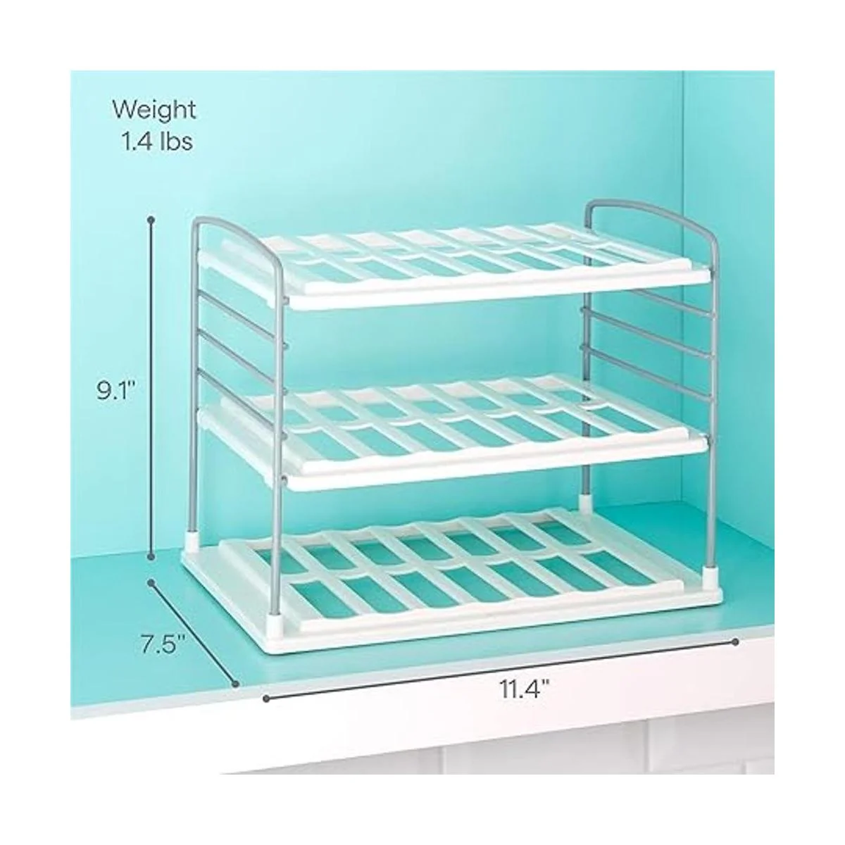 YouCopia UpSpace Organizador de botellas de agua con 3_4