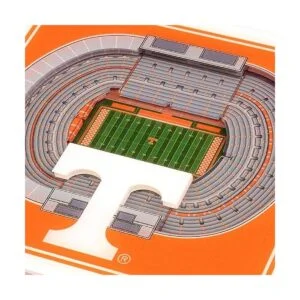 YouTheFan NCAA EstadiumView Posavasos de 4 x 4 pulgadas 2_3