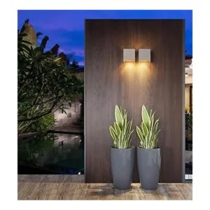 Yosoan Lámpara de pared impermeable de aluminio IP65 para_3