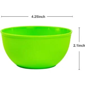 Youngever Paquete de 9 cuencos de plástico de 10 onzas_3