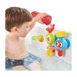 Yookidoo Spin N Sprinkle Water Lab Juguete de baño para_2