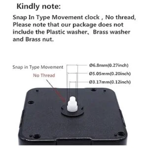 Youngtown 12888 Mecanismo de cuarzo de barrido continuo