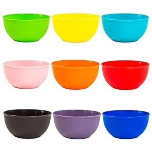 Youngever Paquete de 9 cuencos de plástico de 10 onzas_2