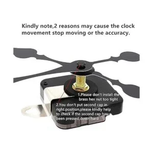 Youngtown12888 Reloj de eje de 0.906 in con 2 agujas de