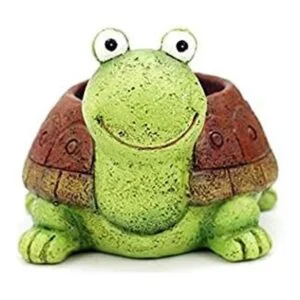 Youfui Maceta en miniatura de resina para suculentas