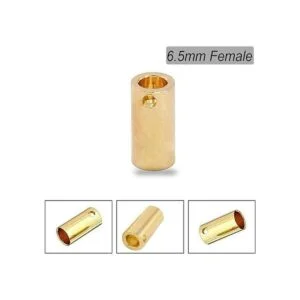 Youme 20 pares de conectores de bala banana dorada de