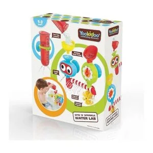Yookidoo Spin N Sprinkle Water Lab Juguete de baño para_4