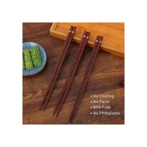 Youmi Palillos japoneses de madera natural juego_5