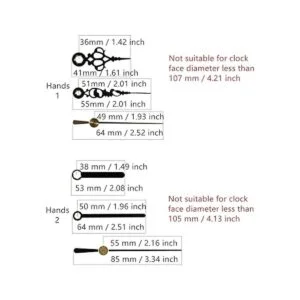 Youngtown 12888 Mecanismo de movimiento de reloj_3