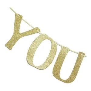 You Got This Letrero con purpurina dorada para cubículo_2