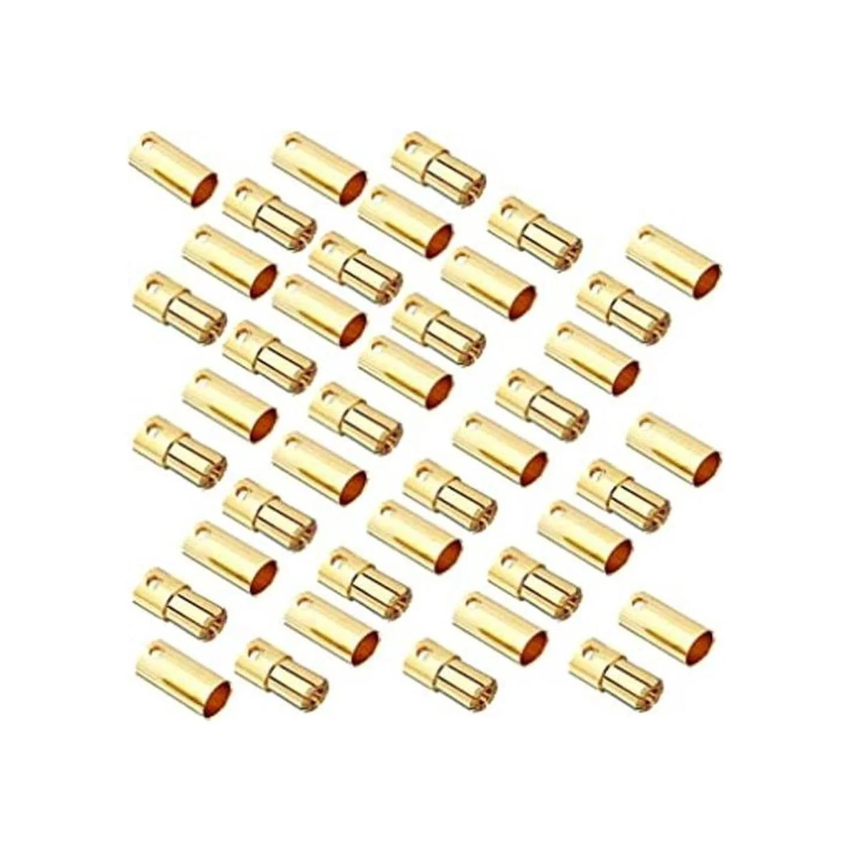 Yiqigou 20 pares de conectores tipo banana chapados en oro_1