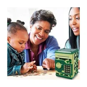 Yoego Caja de dinero para niños alcancías electrónicas_6