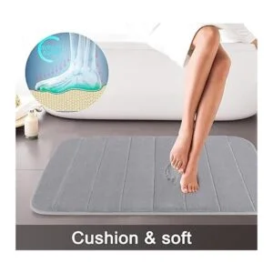 Yimobra Memory Foam Bath Mat Set Bathroom Rugs for 3_3