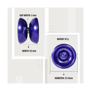 Yomega Maverick Yoyo profesional de metal de aluminio_4