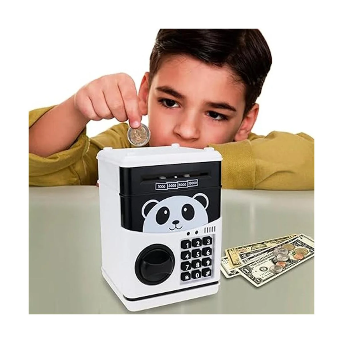 Yoego Banco de dinero para niños alcancías electrónicas