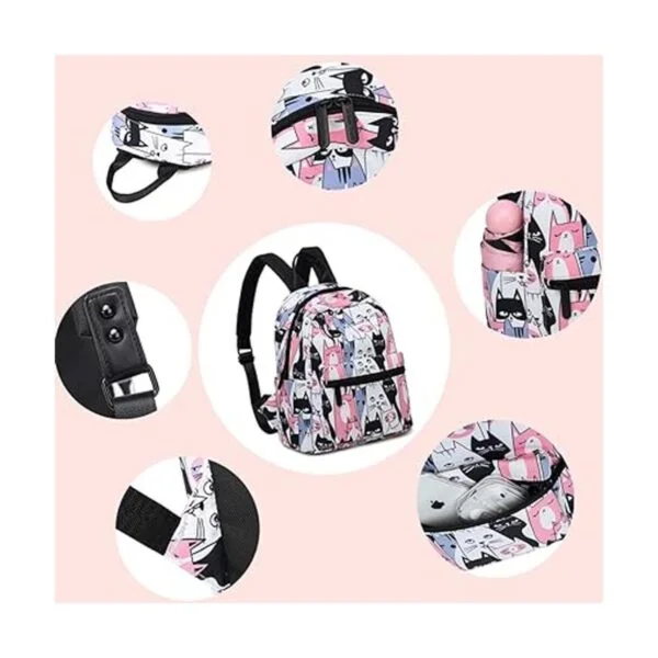 Ymeibe Mini mochila de gato de 12 pulgadas para_5
