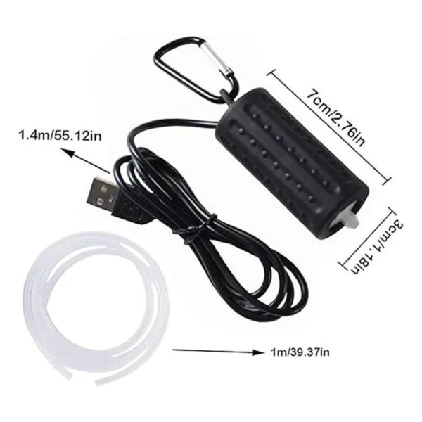 Yokosea Bomba de aire USB para acuario ultra silenciosa_5