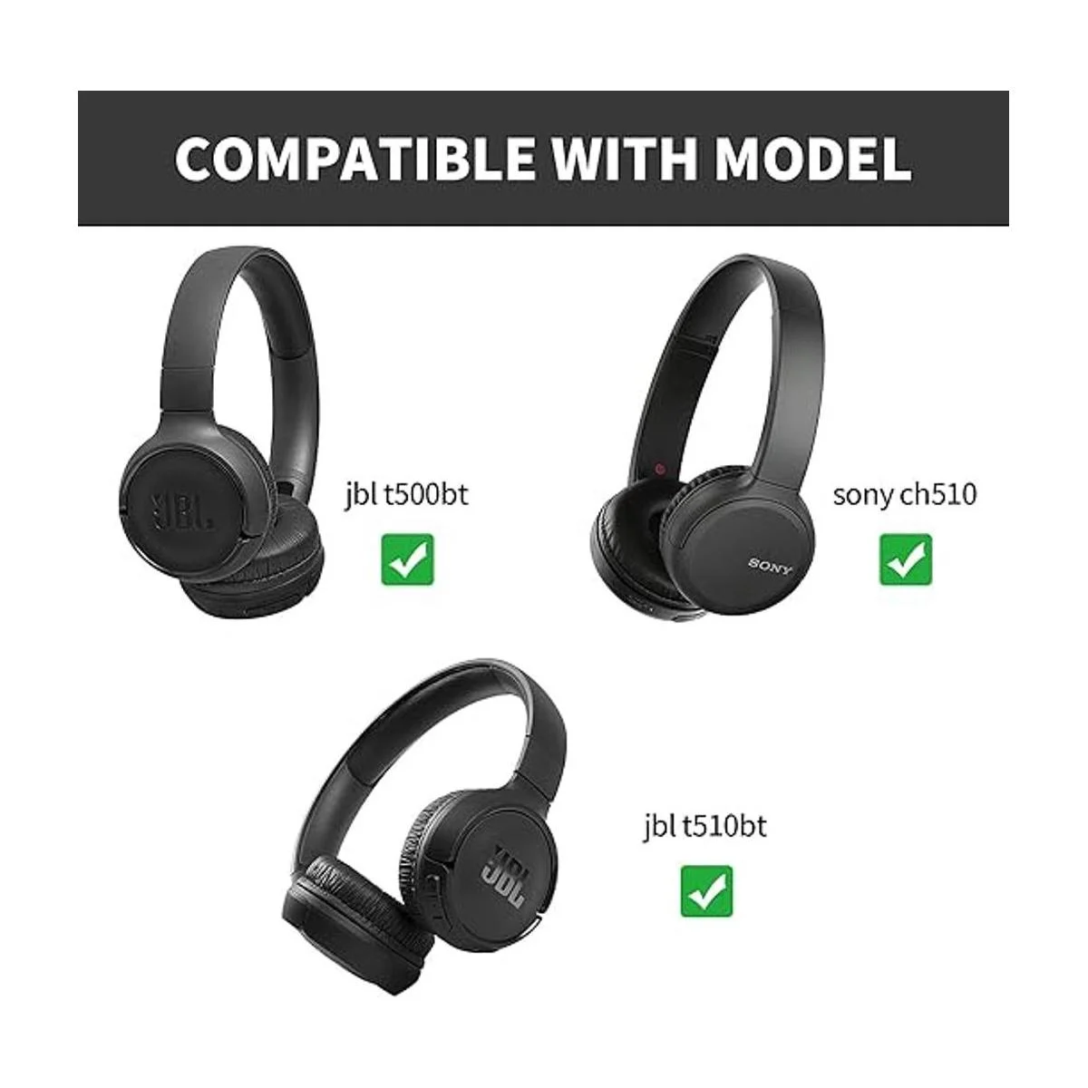 Yinke Funda rígida para auriculares Sony WHCH510JBL Tune