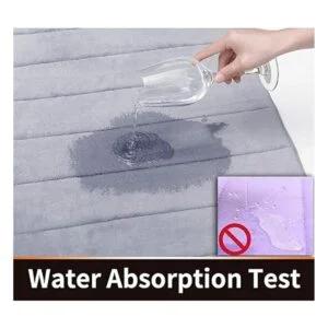 Yimobra Memory Foam Bath Mat Set Bathroom Rugs for 3_4