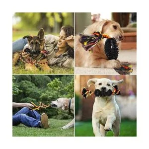 Yipetor Juguetes duraderos para masticar para perros