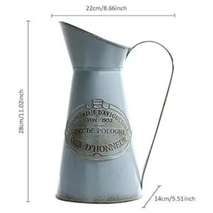 Yoillione Jarrón de jarra francesa jarrón vintage jarrón_5