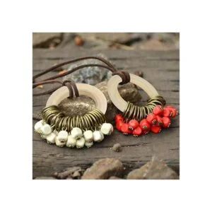 Yolyoo 60 anillos de madera natural para manualidades