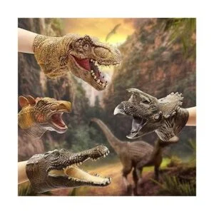 Yolococa Dinosuar Puppet Raptor Trex Marioneta de mano_6